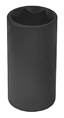 1/2 In. Drive, 6-Point Deep Socket, 7/16 In.
