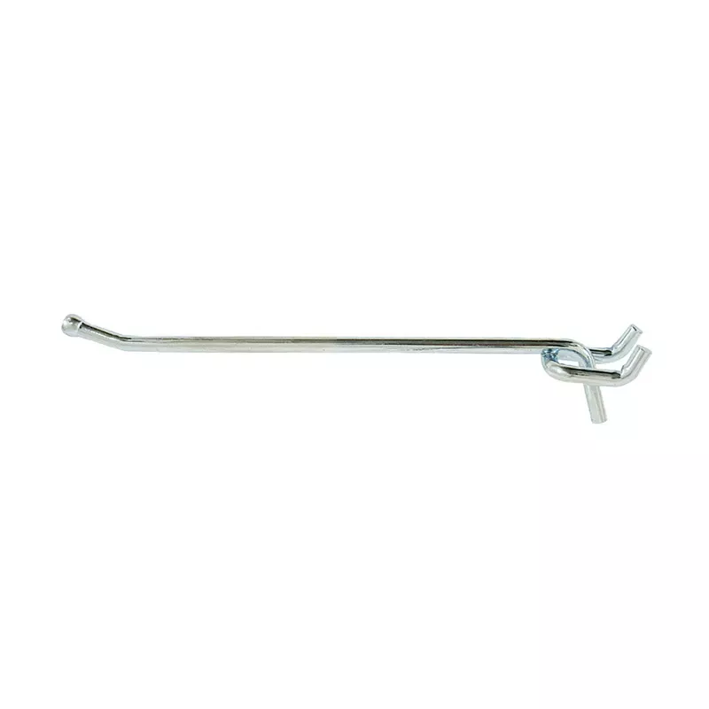 10 In. Heavy-Duty Pegboard Hook, Double-Prong