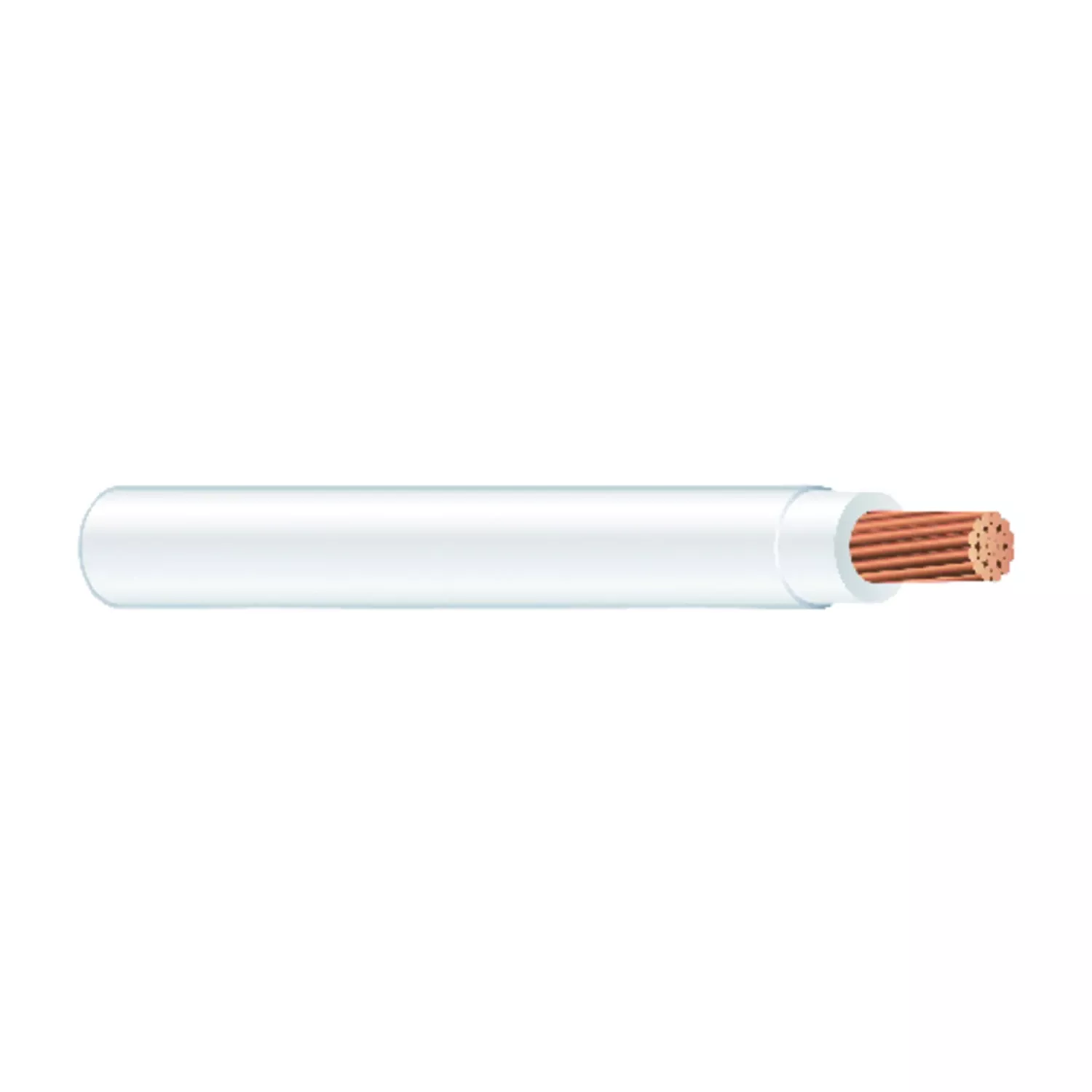 12 Stranded Building Wire, White, 50 Ft.
