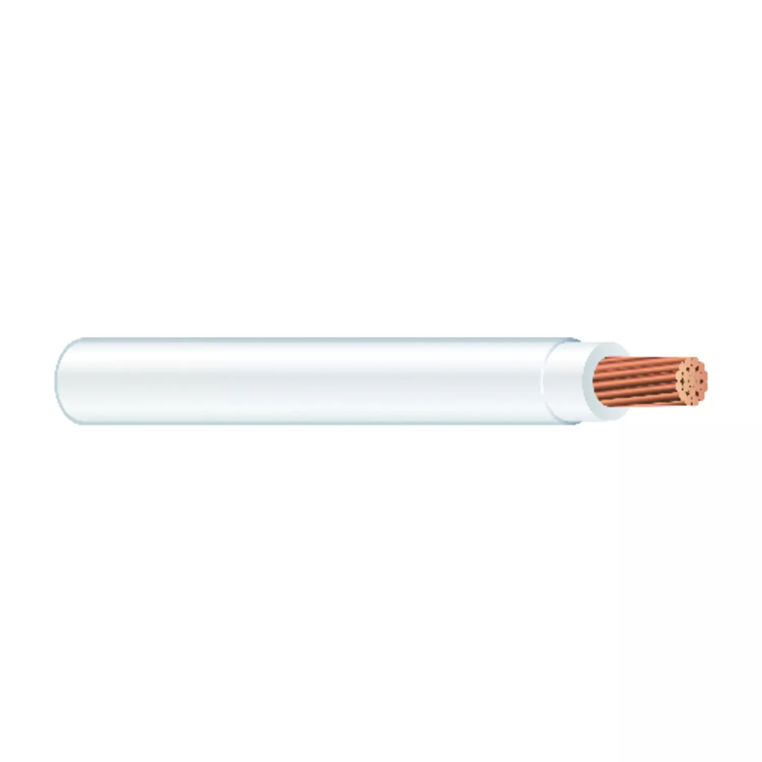 14 Stranded Building Wire, White, 50 Ft.