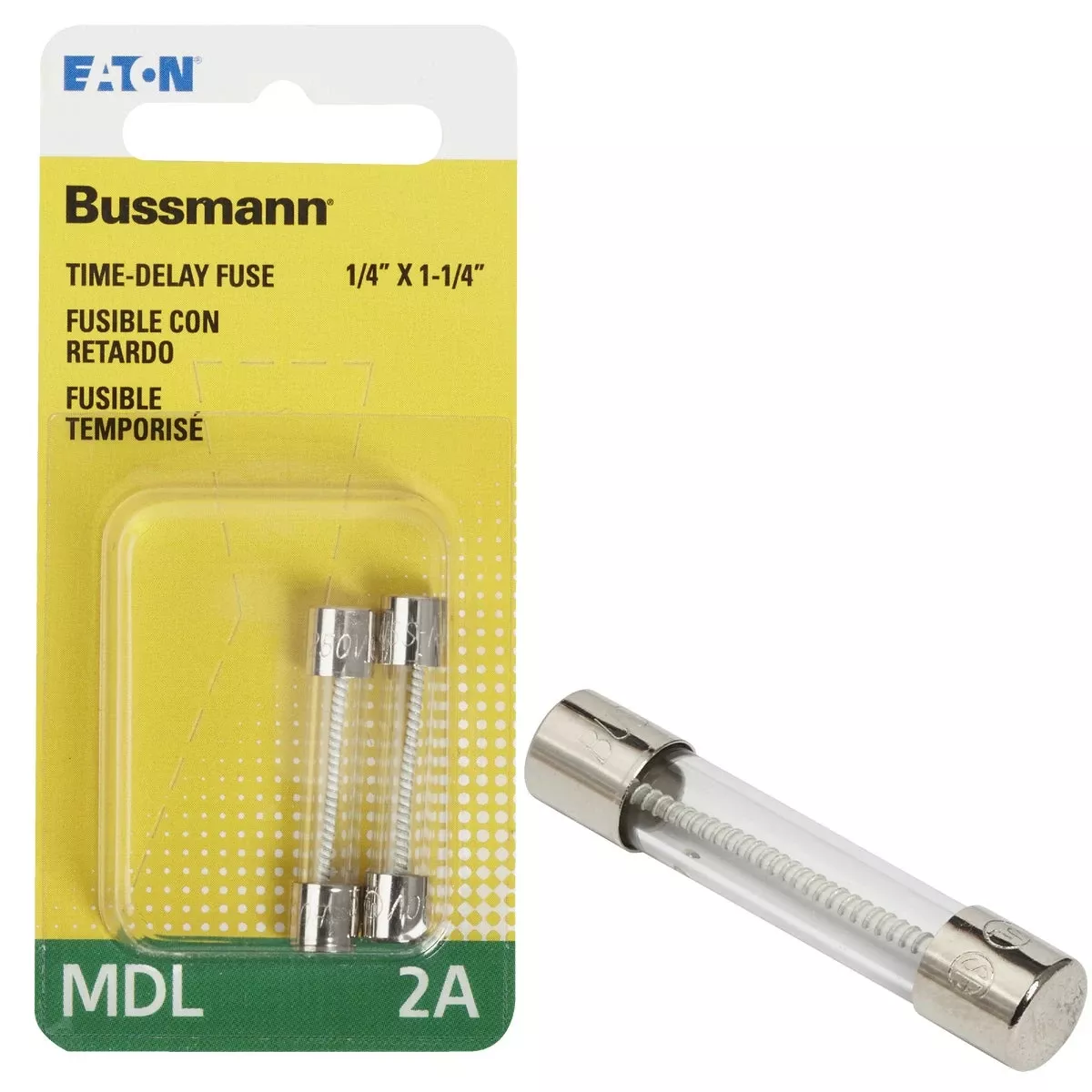2 Amps Time Delay Fuse 2 Pk