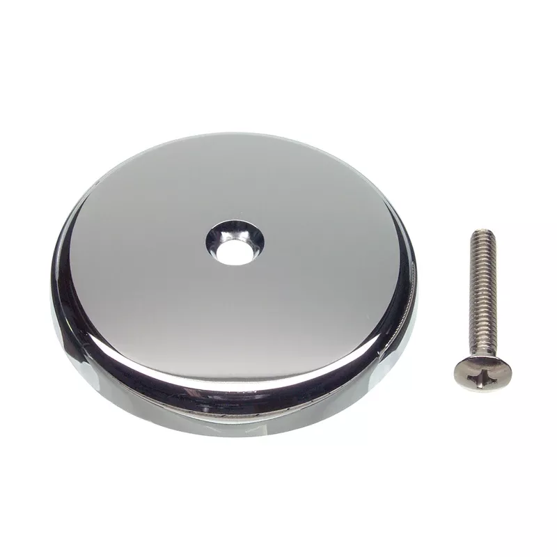 2 Inch Chrome Plastic Overflow Faceplate For Bathroom Sink