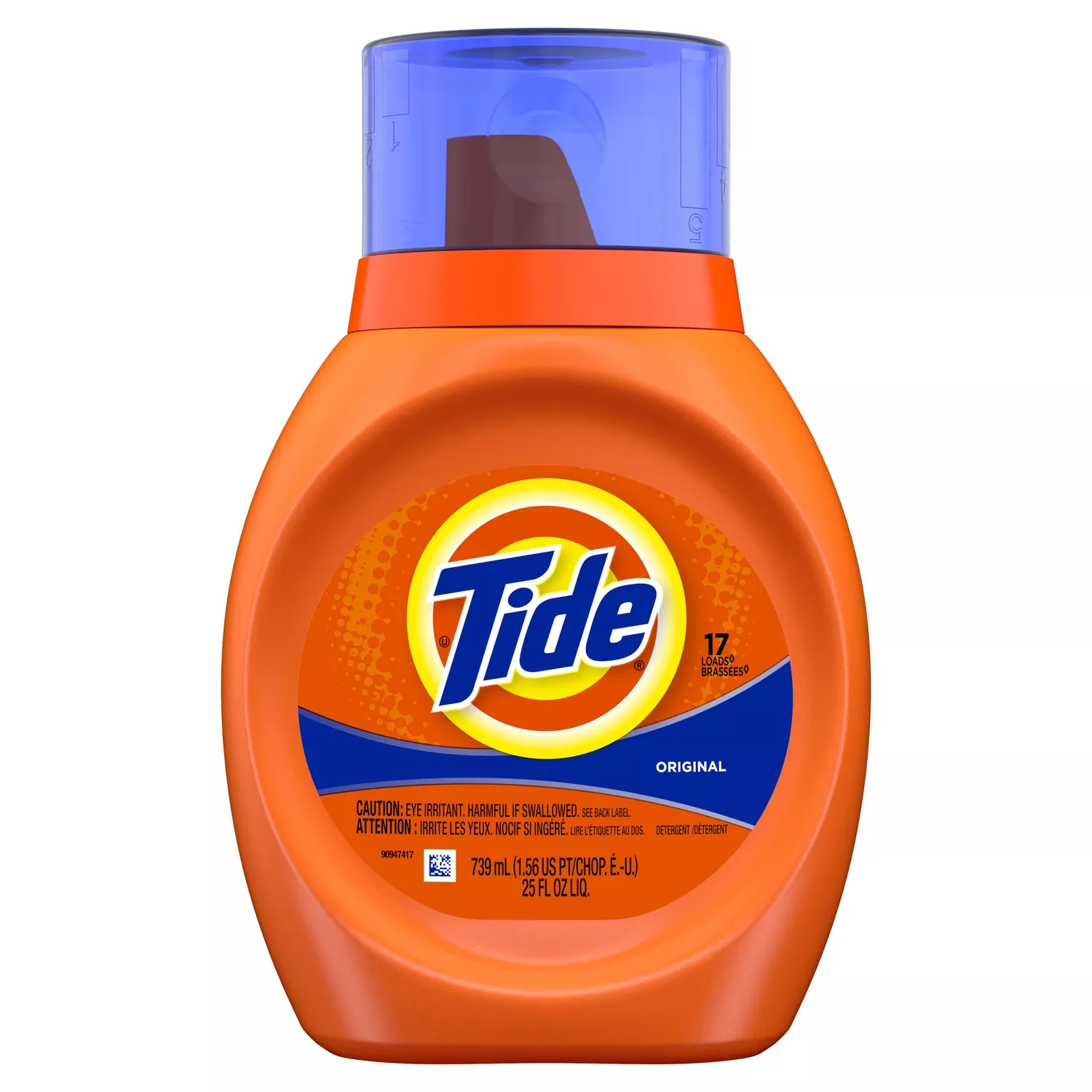 2X Ultra Liquid Detergent, Regular Scent, 25 oz.