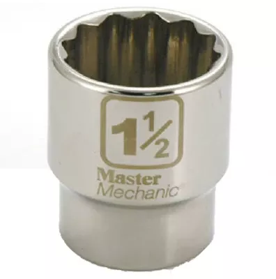 3/4 In. Drive, 1-1/2 In., 12-Point Socket