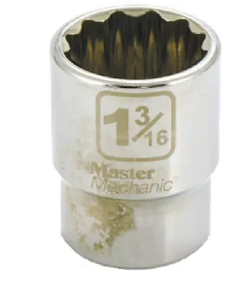 3/4 In. Drive, 1-3/16 In., 12-Point Socket