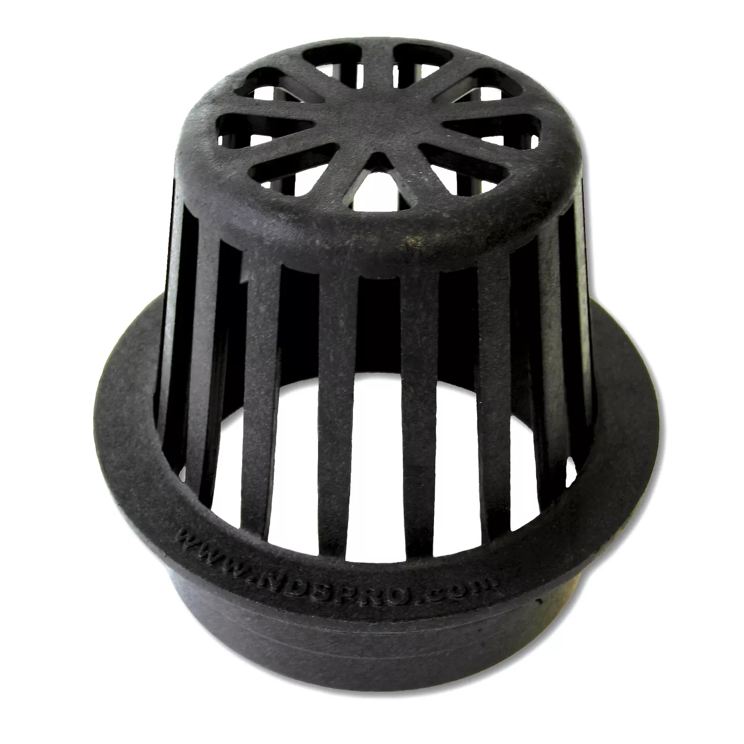3 In. Black Structural Foam Polyethylene Atrium Drain Grate - Model 74