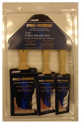 3-Pc. Paint Brush Set, Blended Polyester
