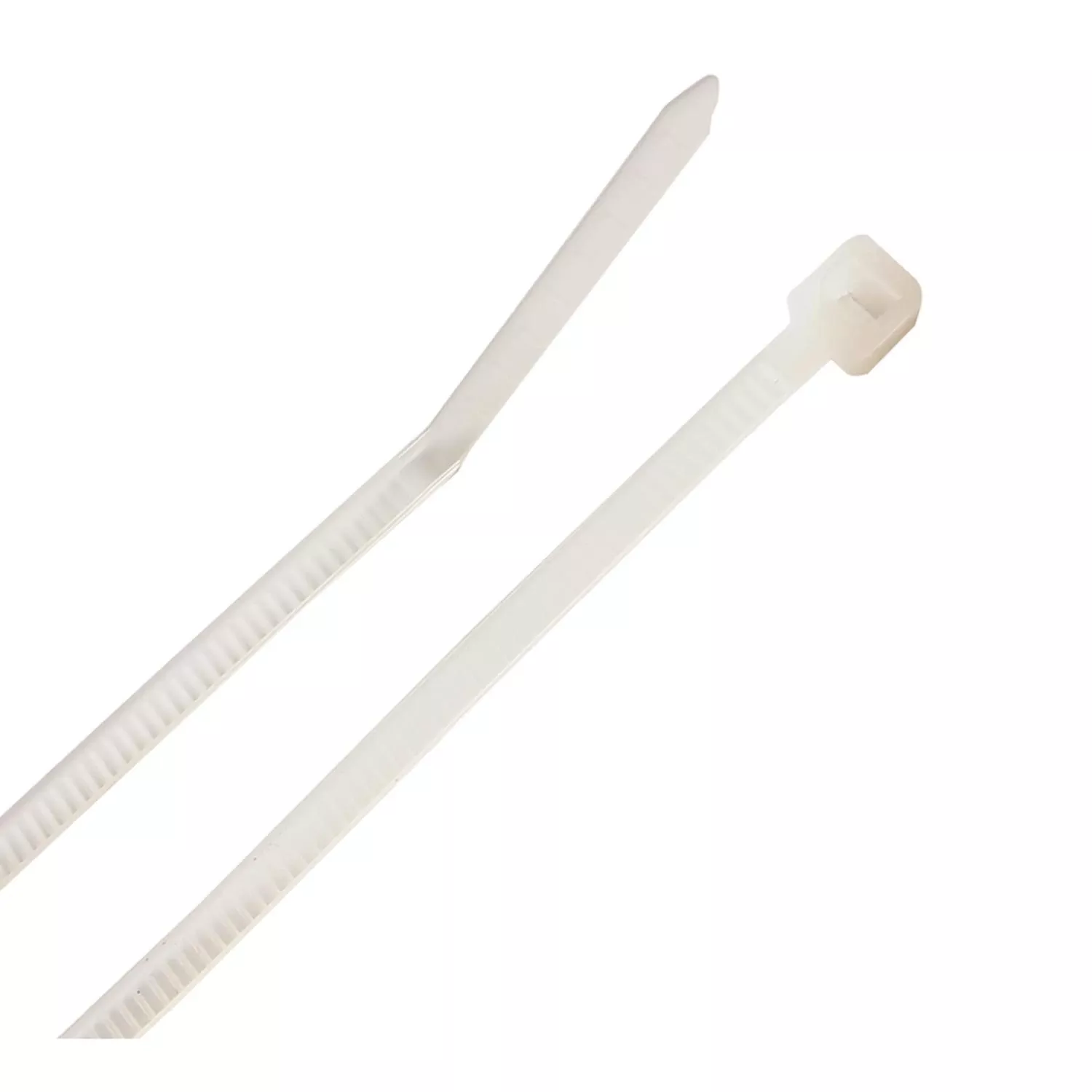 4 In. L White Cable Tie 40 Pk