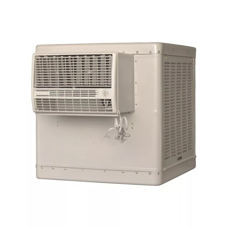 4200 CFM 2-Speed Evaporative Window Cooler (with Motor and Remote Control)