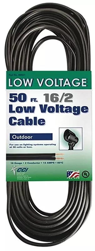 50-ft. Black Underground Low Energy Circuit Lighting Cable