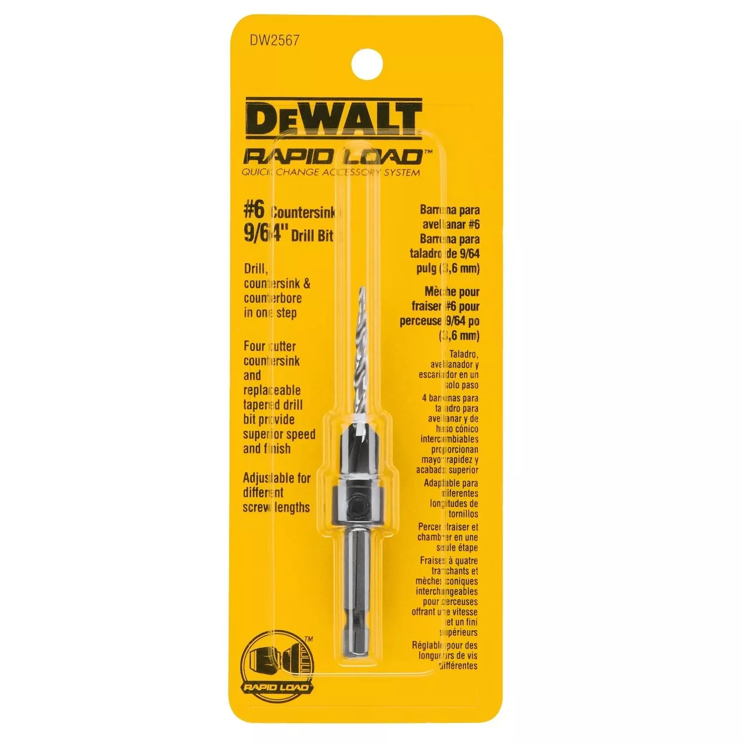 #6 Countersink With 9/64-In. Drill Bit