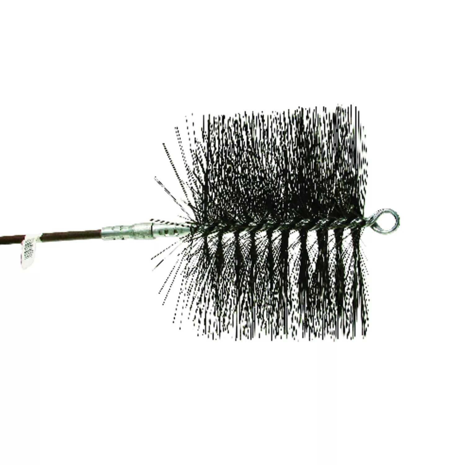 6 In. Round Oil Tempered Chimney Brush For Efficient Cleaning
