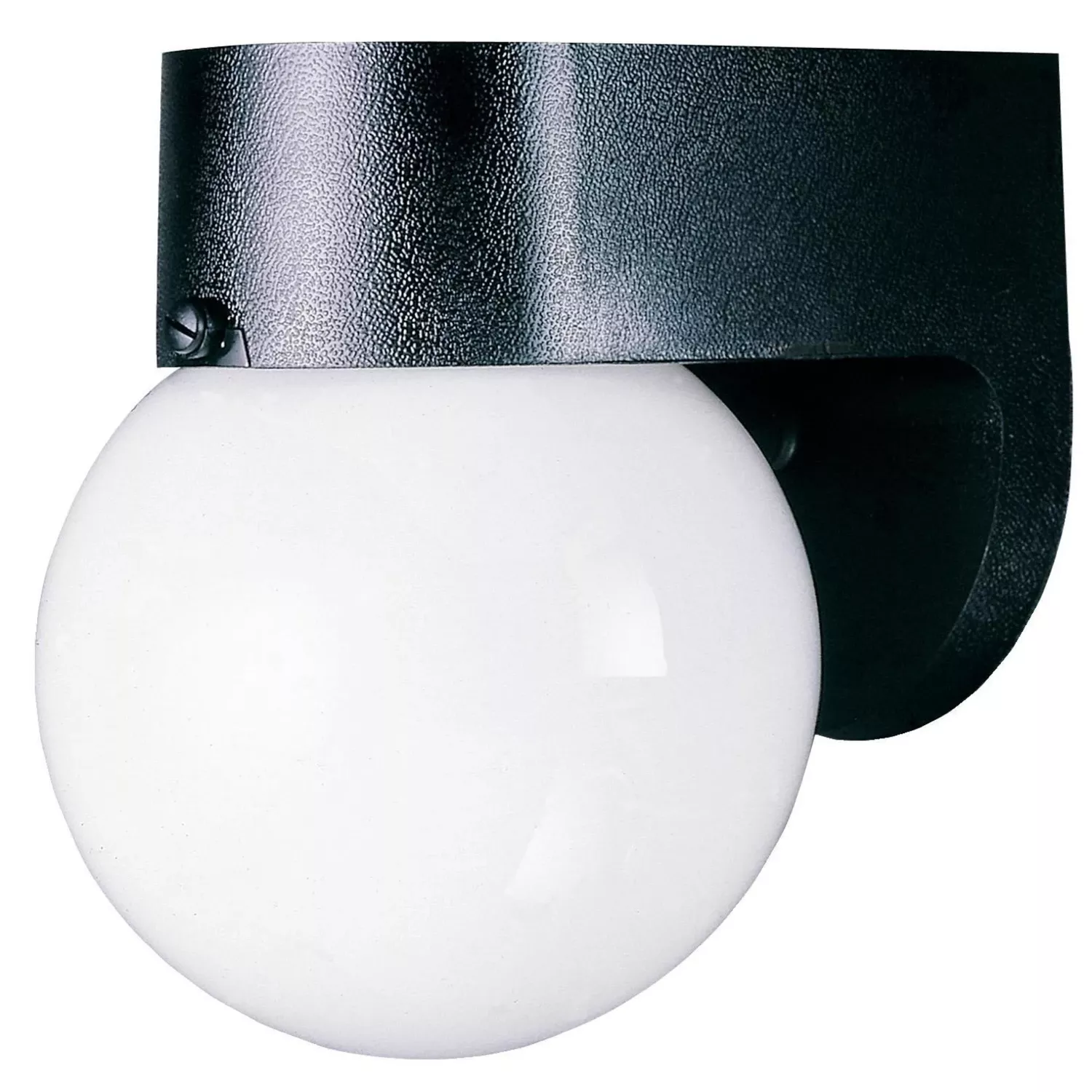 60-watt Hi Impact Black Wall Lantern
