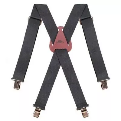 CLC 51110 BLACK NYLON WORK SUSPENDERS