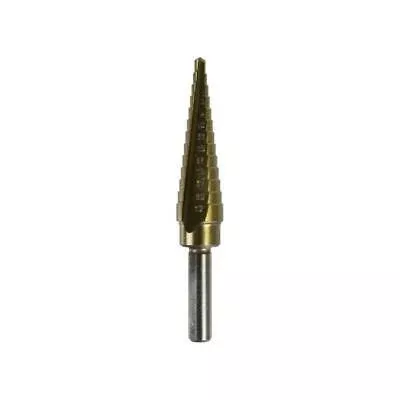 Eclipse 900-185 Step Drill, 1/8"-1/2" 13 Step, Titanium Coated