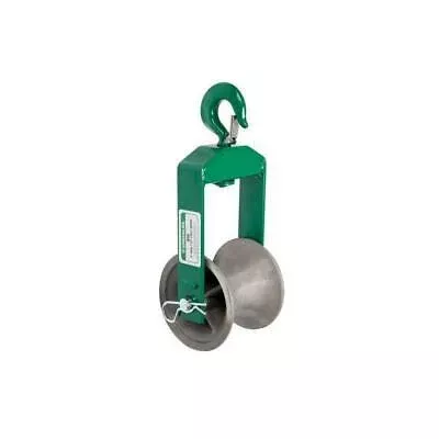 Greenlee 650 Hook Type Cable Sheave, 6"
