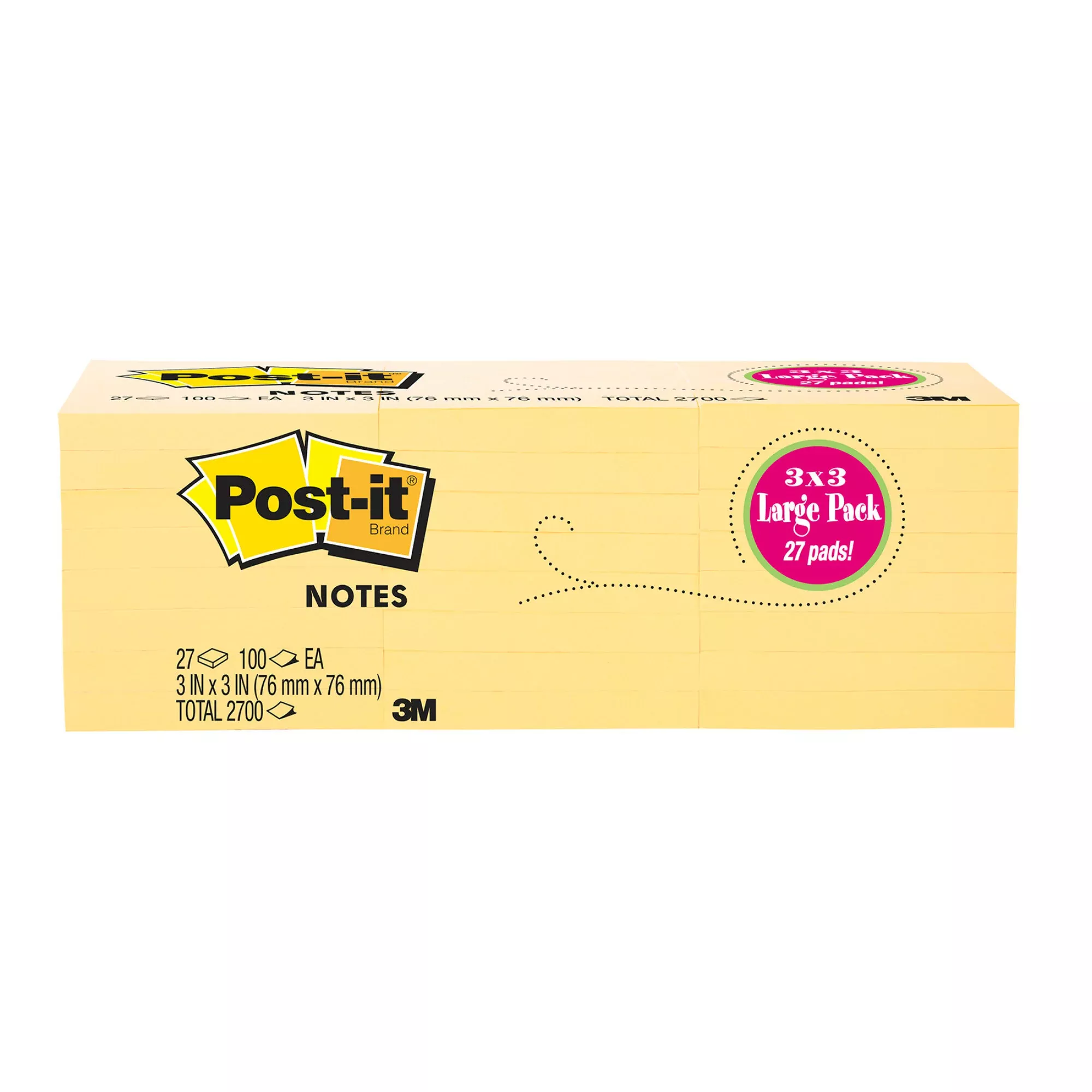Post-it Notes 654-2700-YW