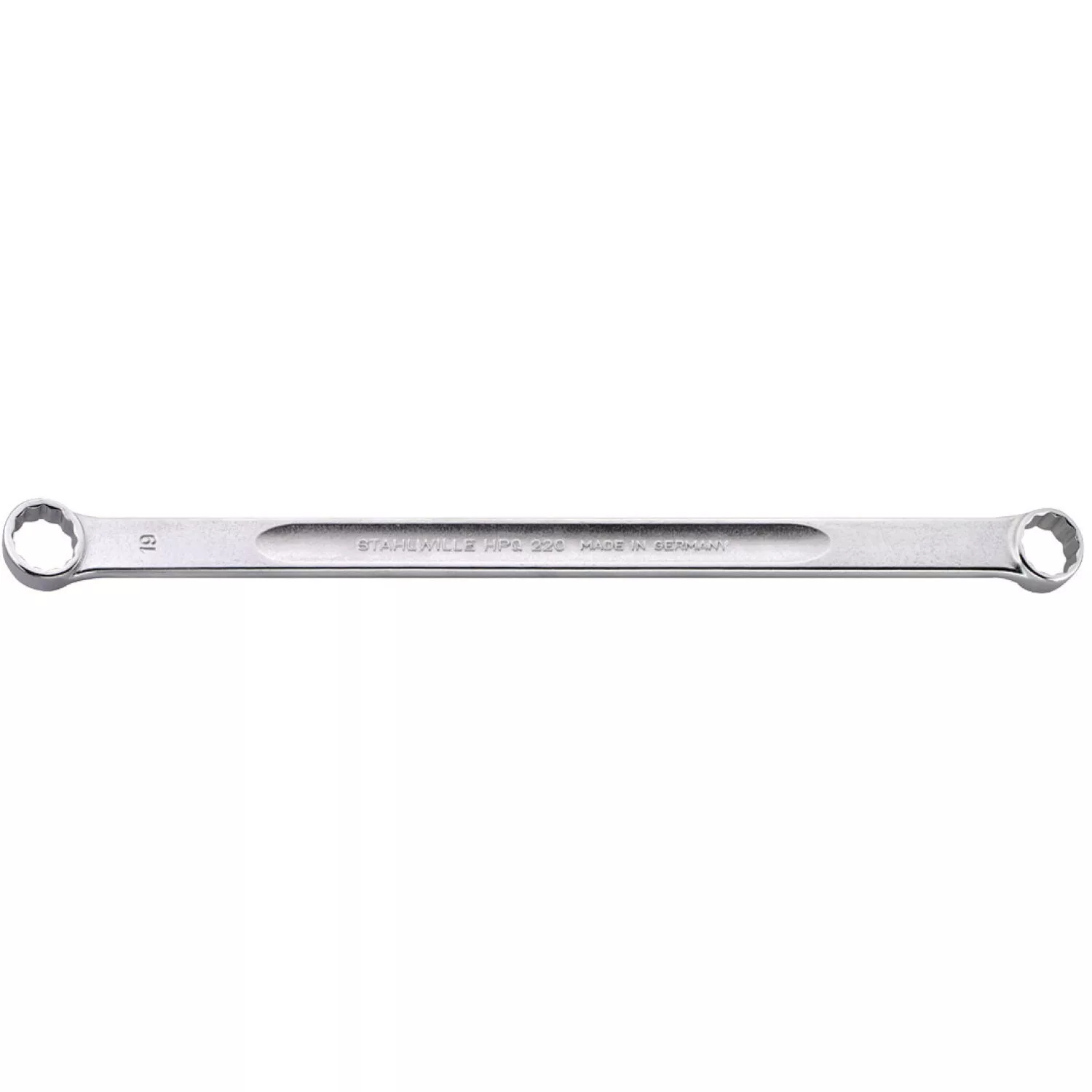 Stahlwille 41433840 220a Double ended ring Spanner, Extra Long 15 Deg. Offset