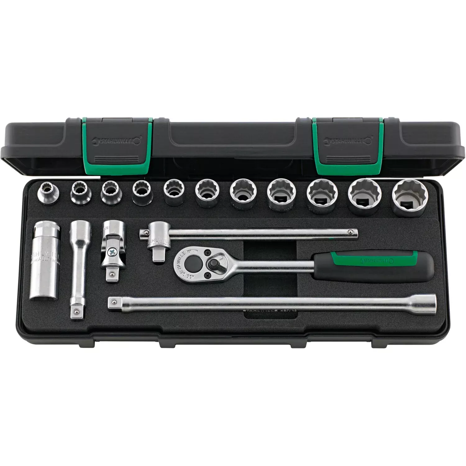 Stahlwille 96025204 45a/12/5 3/8" SAE Socket Set