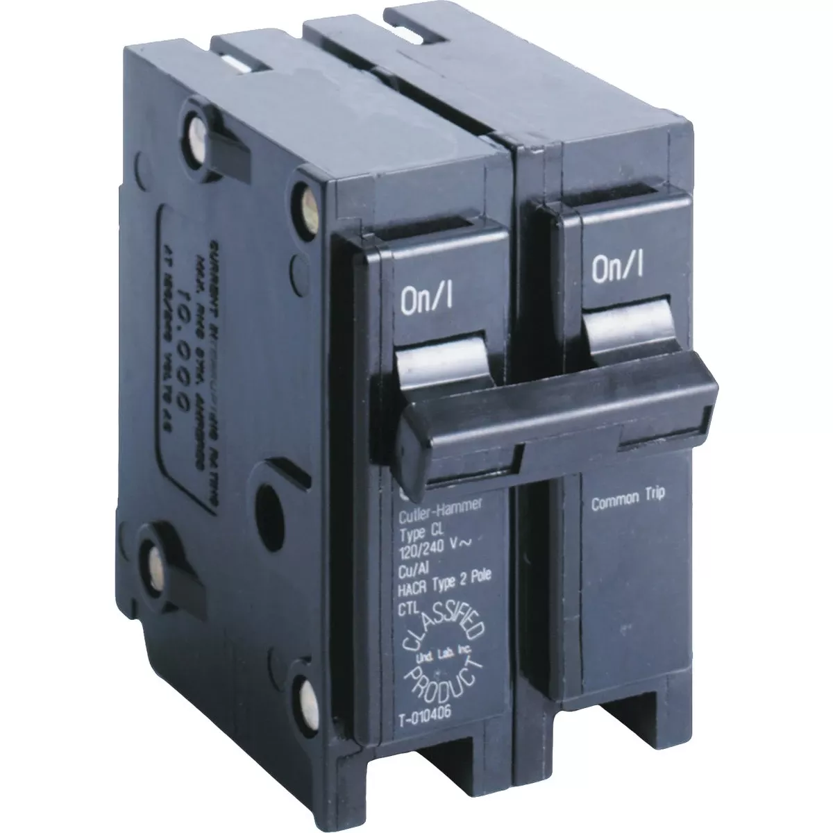 UL Class Breaker, Double Pole, 50-Amp, 240-Volt