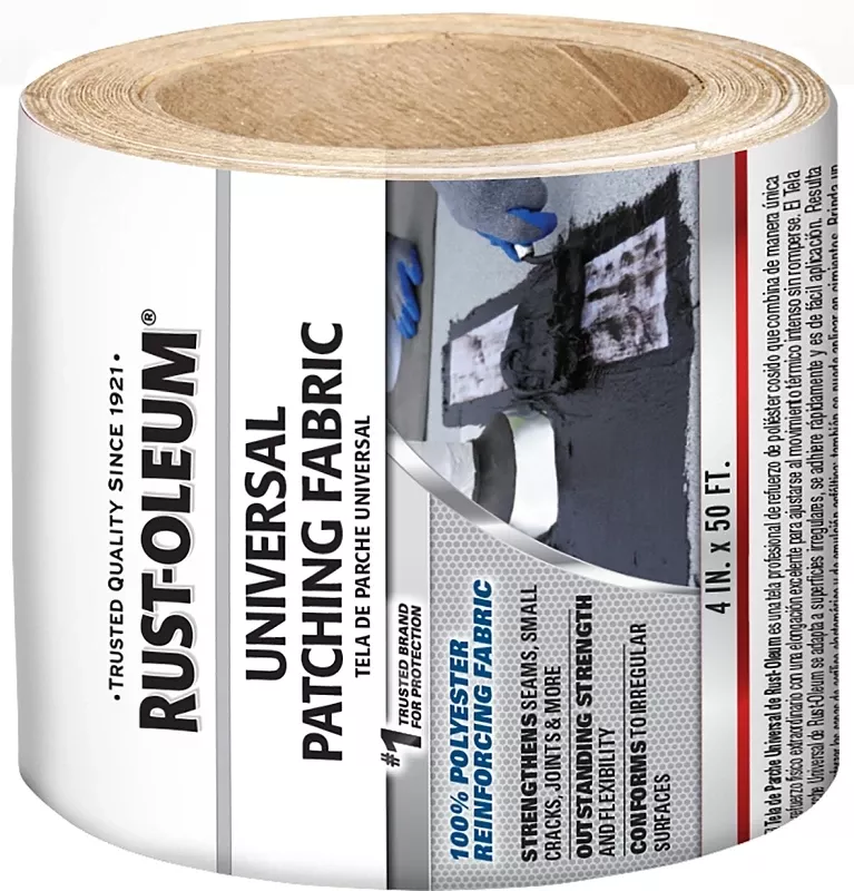 Universal Patching Fabric, White, 4-In. x 50-Ft.