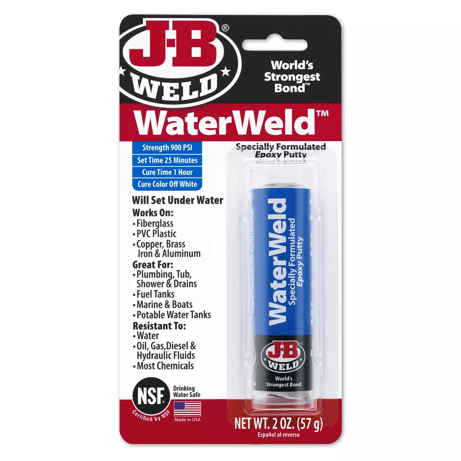 WaterWeld Auto Epoxy Putty, 2-oz.