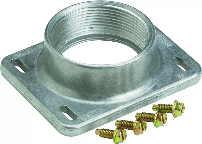 Weatherproof Meter Breaker Hub, Top Feed, 2-in.
