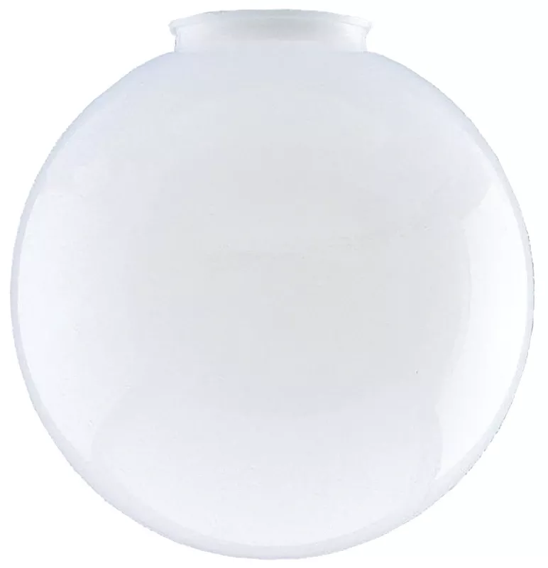 White Polycarbonate Globe, 6-in.