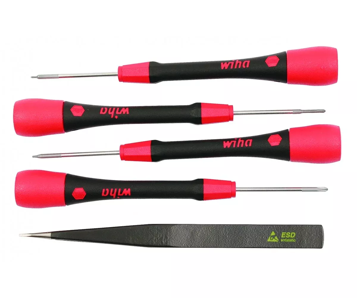 Wiha Tools Tools 26162 PicoFinish Smart Phone Basic Tool Kit 5-Piece