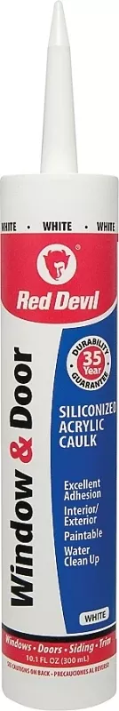 Window/door And Siding Caulk, White, 10.1-oz.