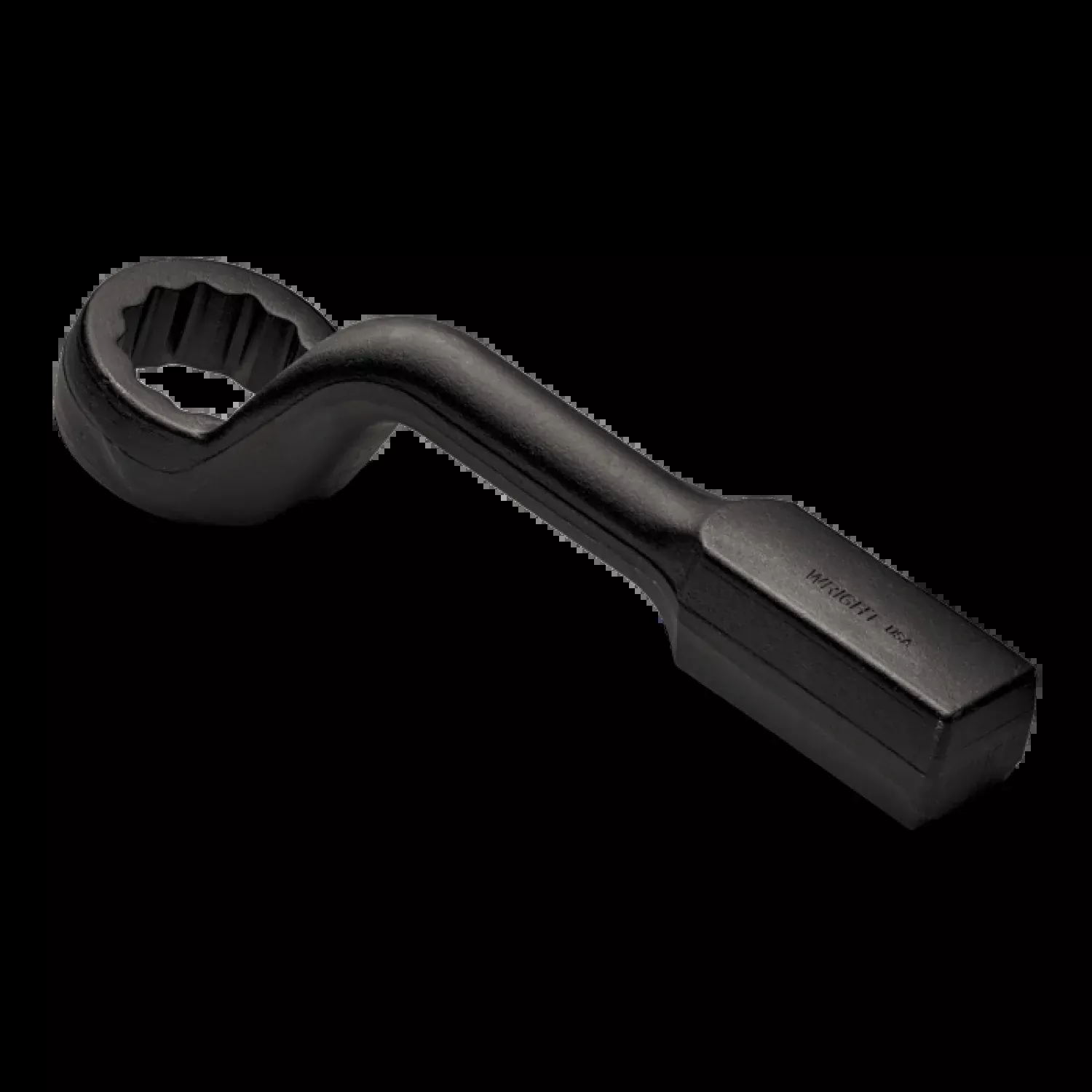 Wright Tool 19132 12-Point Offset Handle Striking Face Box Wrench