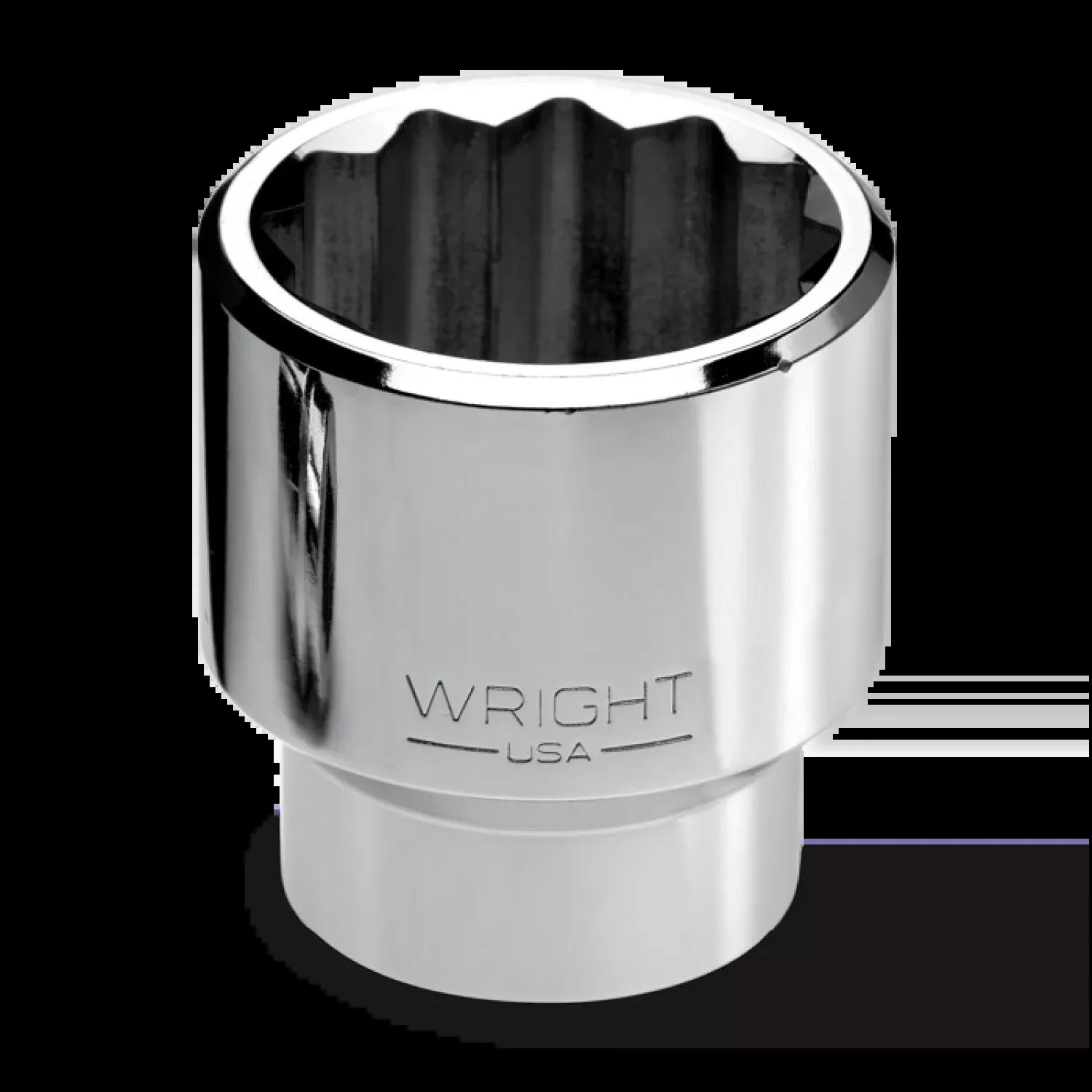 Wright Tool 8174 Square 12 Point Standard Socket 1 Inch Drive