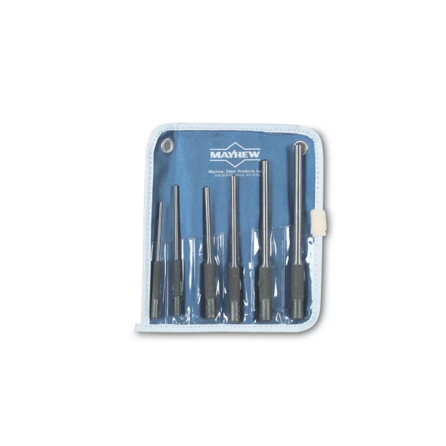 Wright Tool 9680 Roll Pin Pilot Punches Set 6 Piece