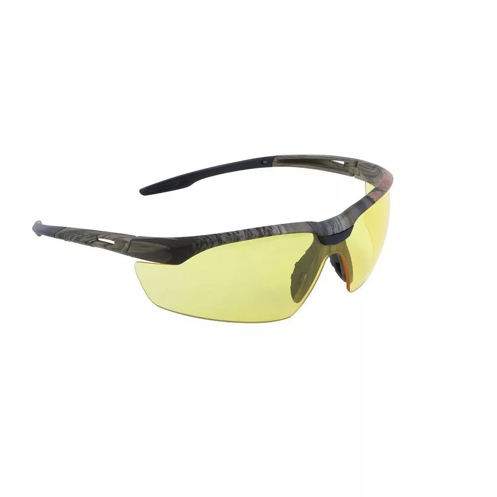 Yellow Camo Safety Glasses